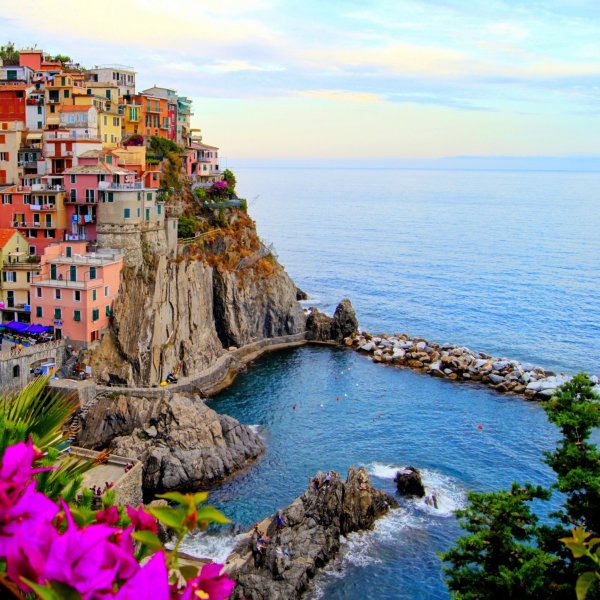 Город Вернацца Италия