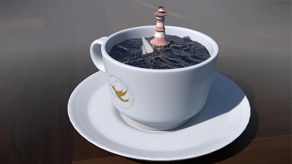 Кофе и море картинки