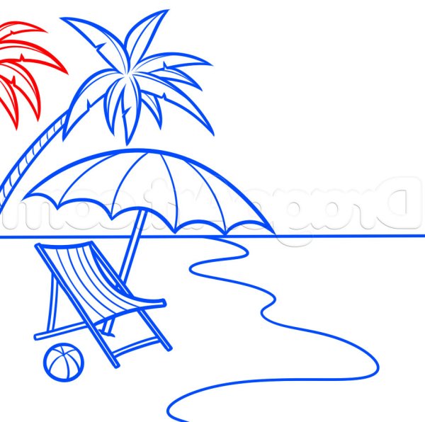 Океан детский рисунок