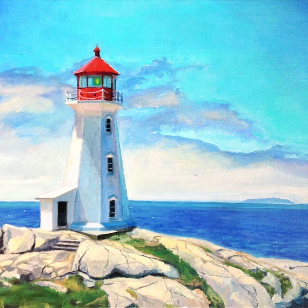 Владивосток Маяк живопись