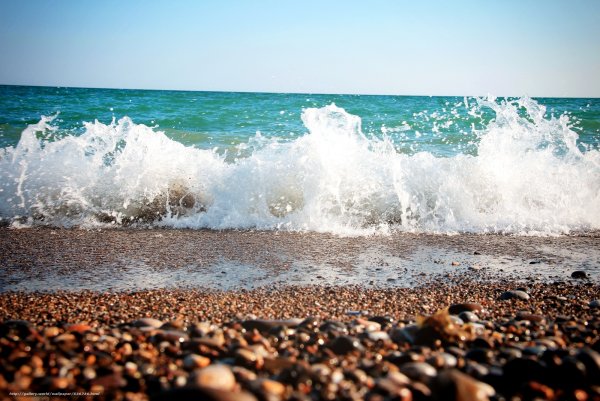 Закат на черном море в Сочи