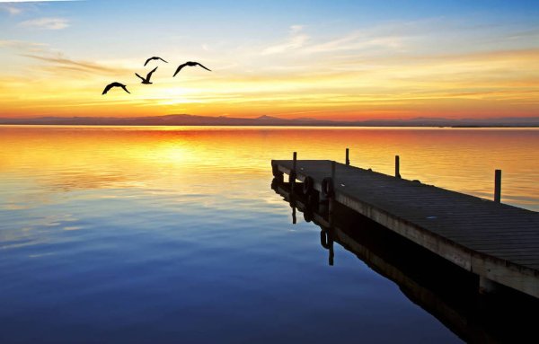 Море Пирс закат