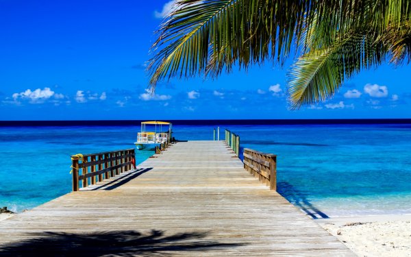 Красивый вид на пляж