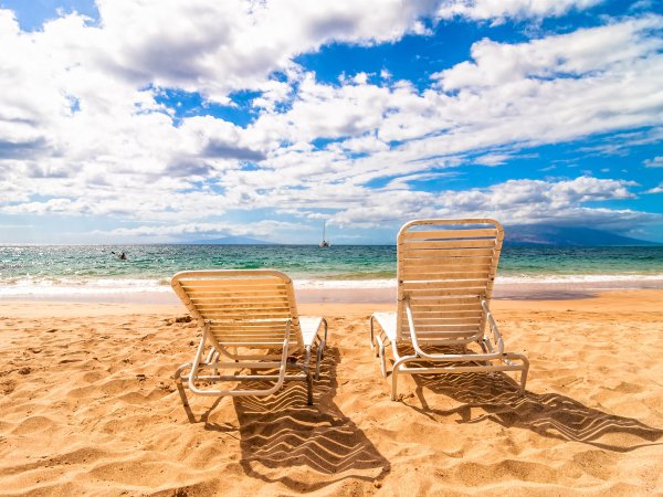 Зонтик на пляже