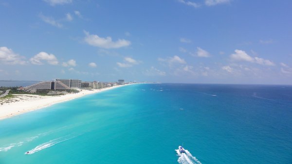 Cancun Мексика океан