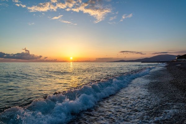Море в Сочи чёрное море