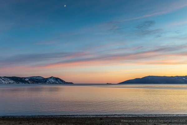 Мыс Нюкля Охотское море