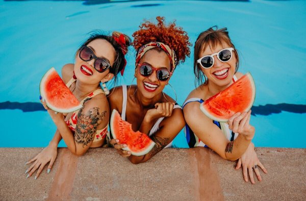 Семья на пляже