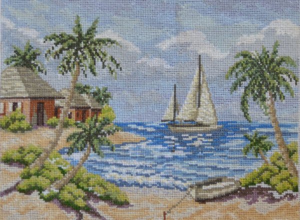 Вышивка крестом морской пейзаж