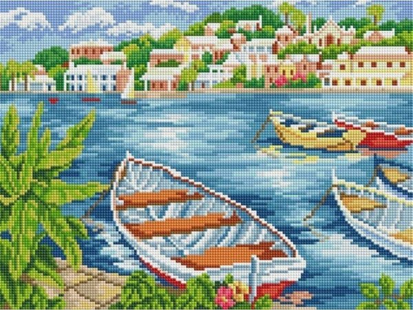 Залив Гумбольдта вышивка