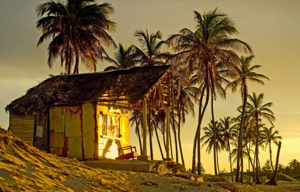 Хижина на необитаемом острове