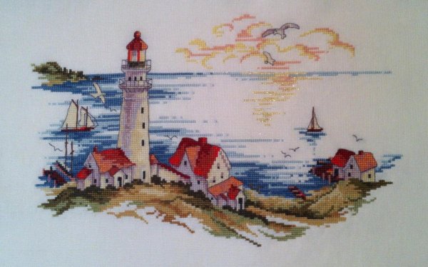 Вышивка морская тематика