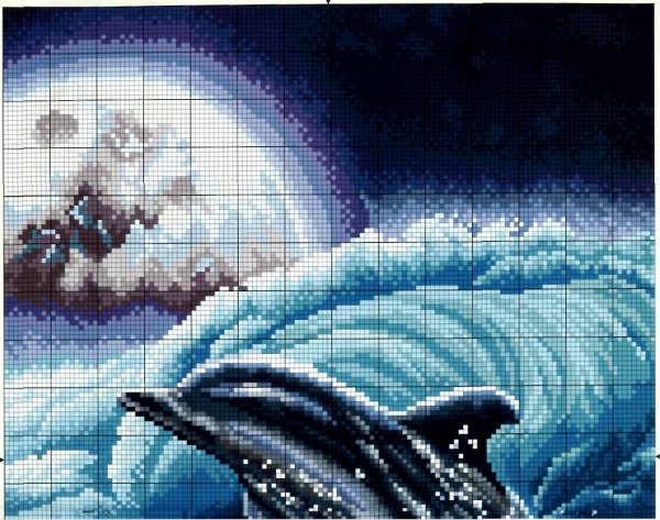 Вышивка морская тема