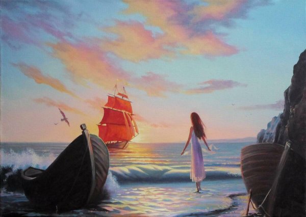 Ассоль и грей Алые паруса