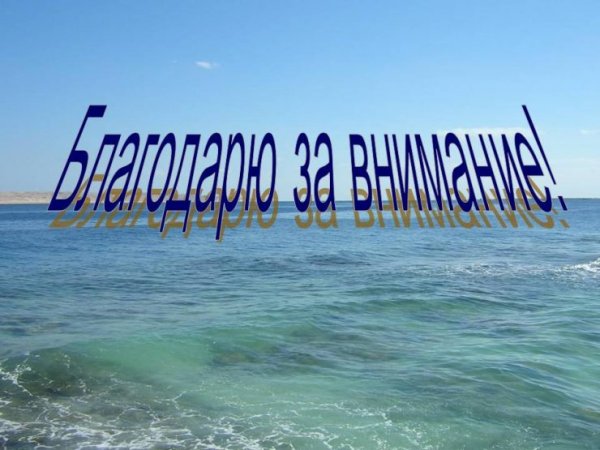 Спасибо за внимание