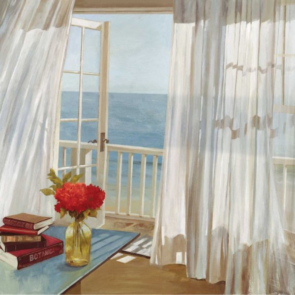 Фотошторы ТОМДОМ белые паруса на ленте 260 см