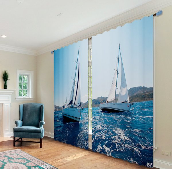 Шторы фотопечать 3д