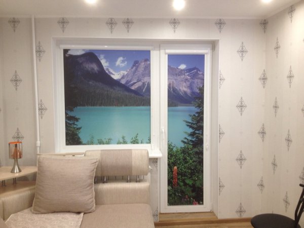 Рулонные шторы с фотопечатью