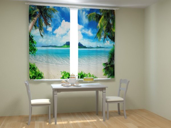 Рулонная штора морская