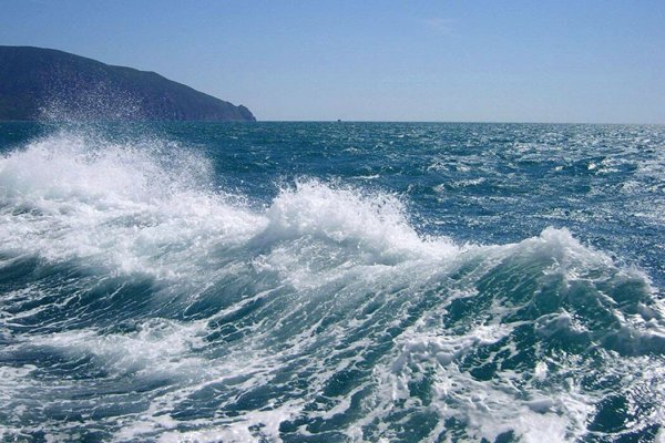Черное море волны