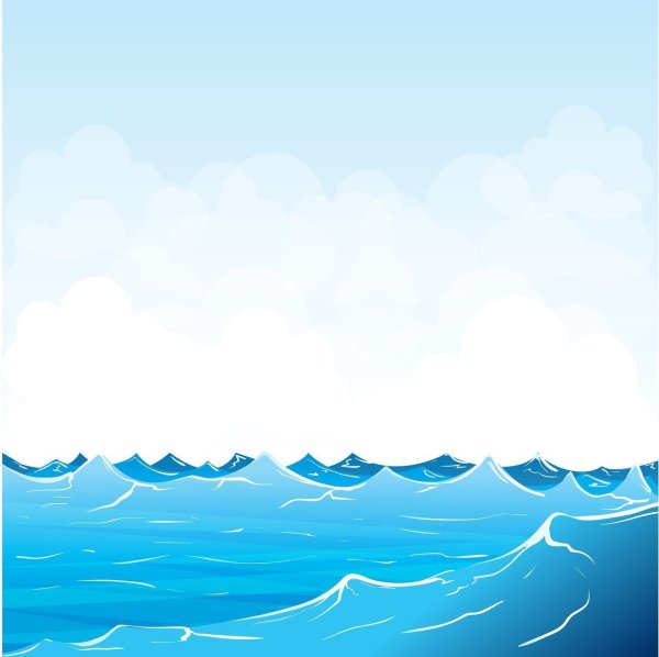 Векторное море