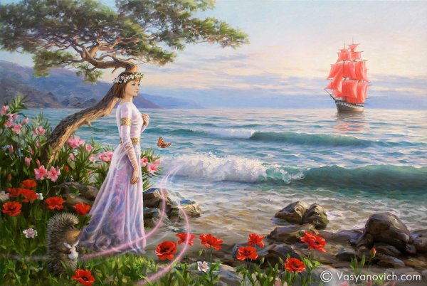 Картина Алые паруса и Ассоль