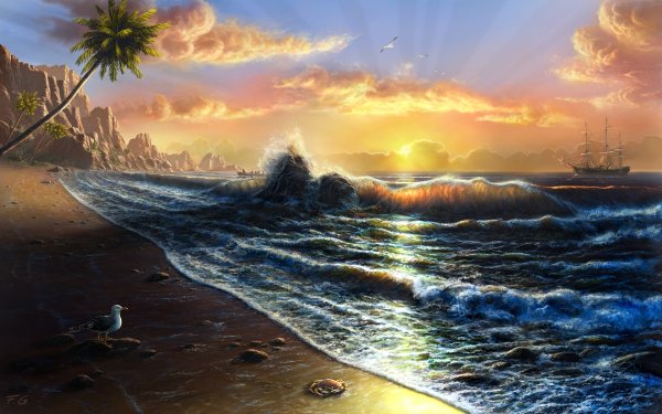 Сказочное море
