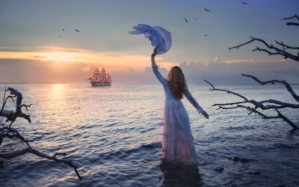 Корабль с алыми парусами и Ассоль