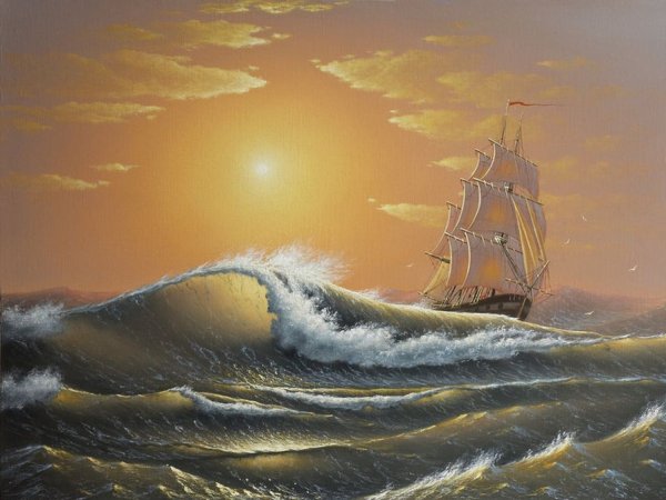 Художник маринист Владимир Кикель