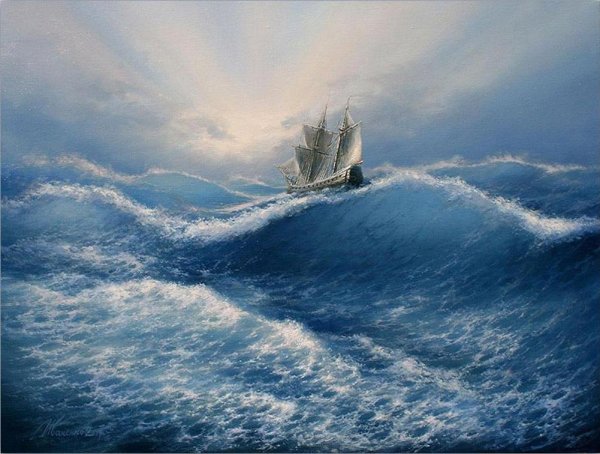 Корабль на волнах