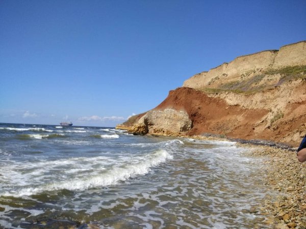 Скалистые берега черного моря