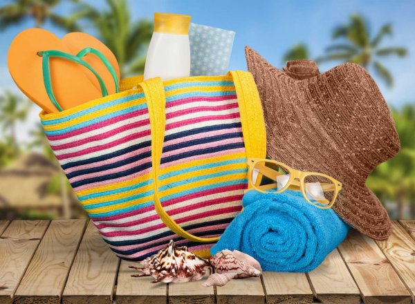 Стильные пляжные сумки
