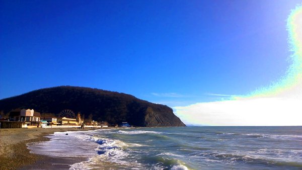 Черное море ночью Архипо-Осиповка