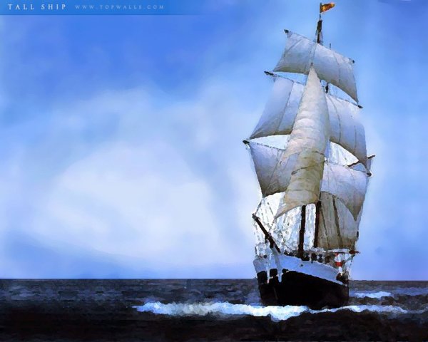 Montague Dawson, парусники HD