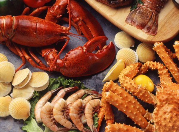 Красивые морепродукты