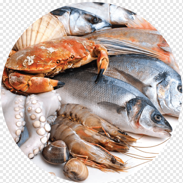 Морепродукты и орехи