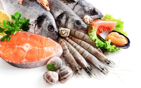 Красивые морепродукты
