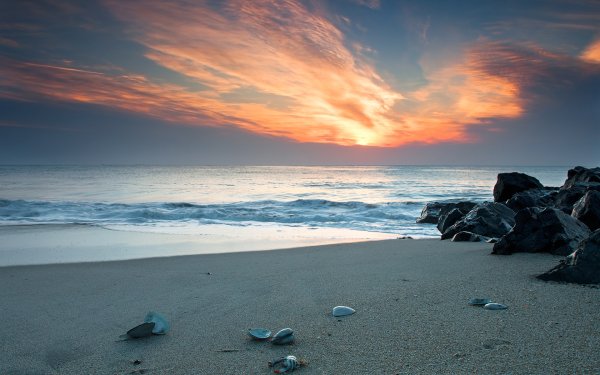 Закат на море