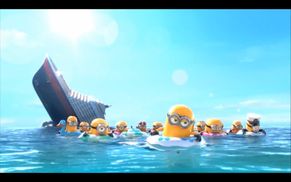 Миньоны на море