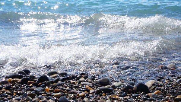 Берег черного моря Лазаревское