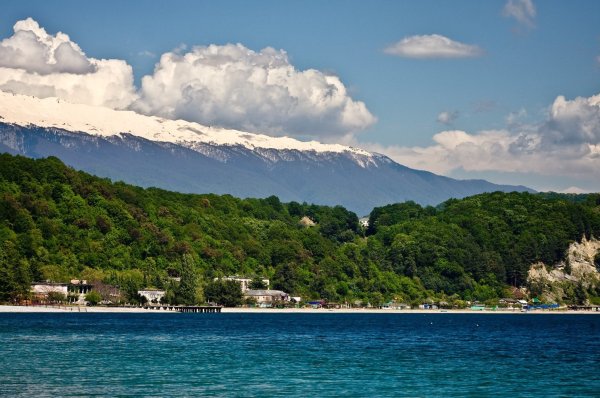 Абхазия Сухуми море пляж