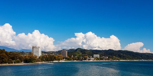 Сухум вид с моря