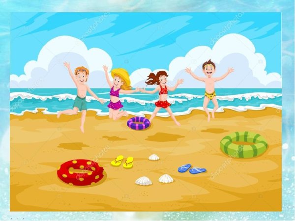 Рисунок лето для детей