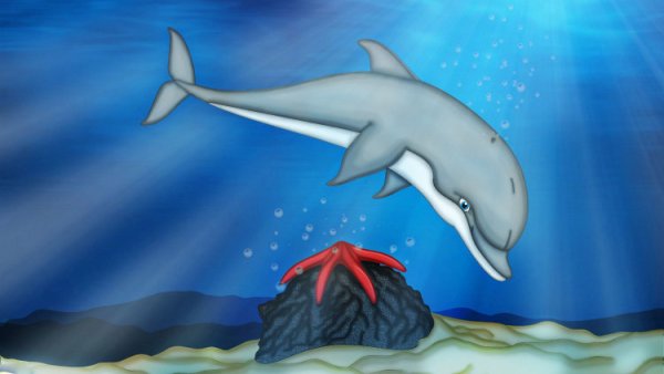 Мультик про дельфина