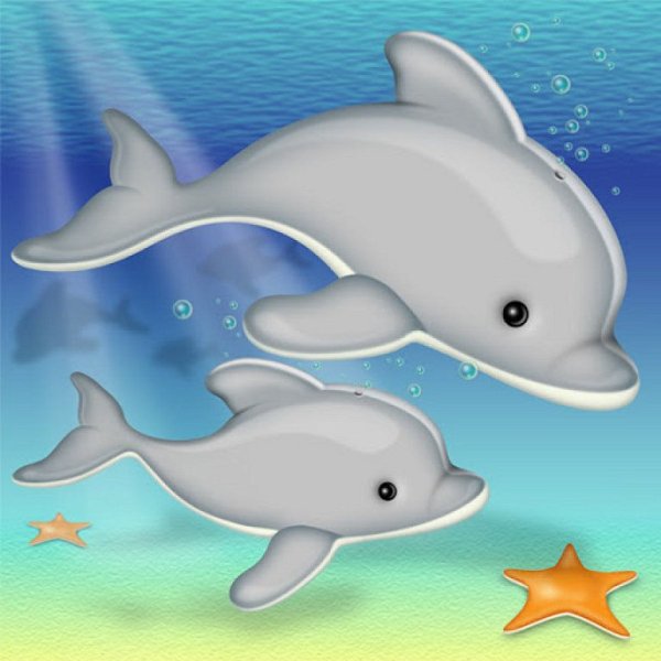 Дельфинчик для детей