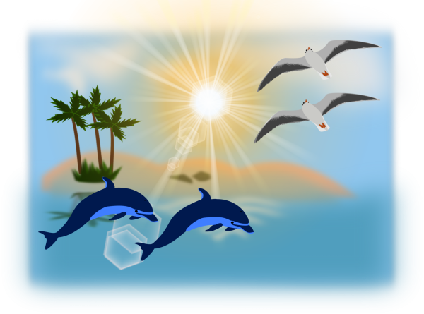 Чайки над морем для детей