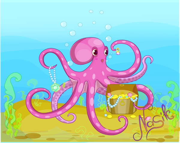 Осьминог для детей