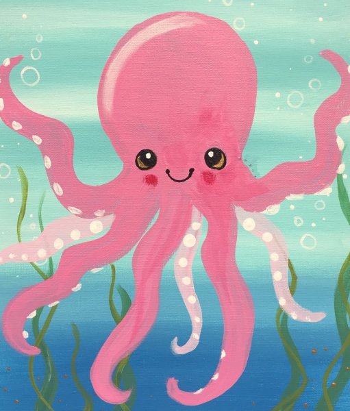 Веселый осьминог