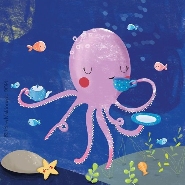 Милый осьминог