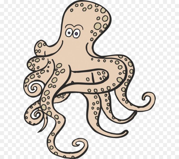 Осьминог мультяшный